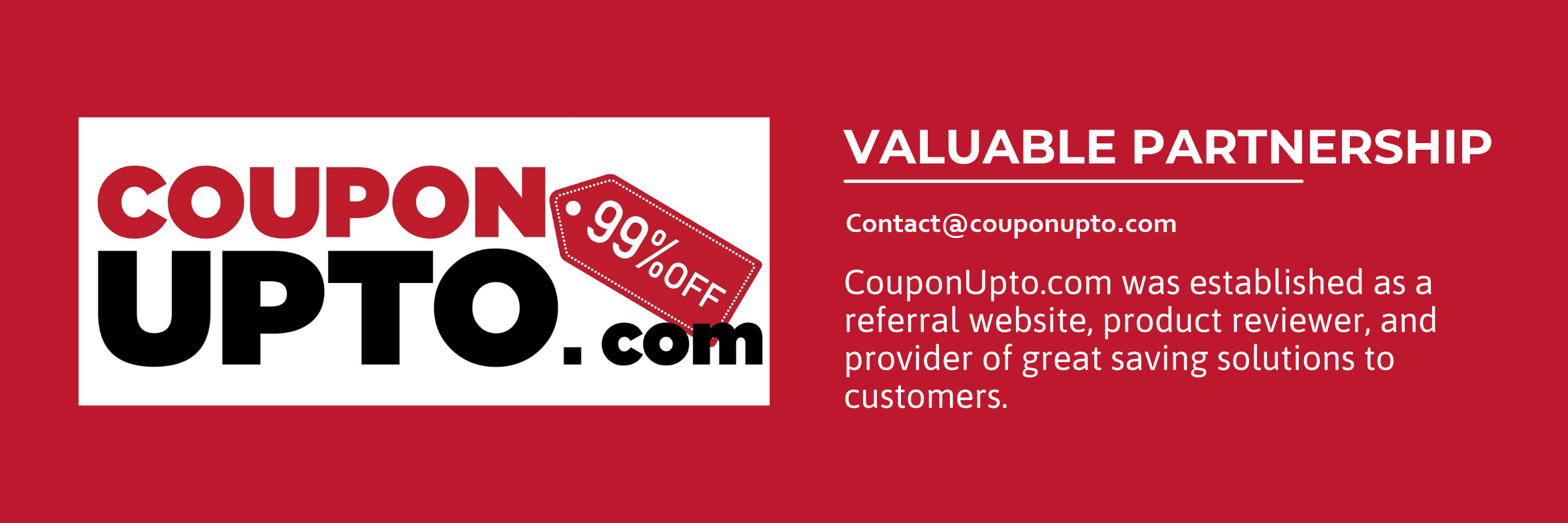 CouponUpto Partnership Program