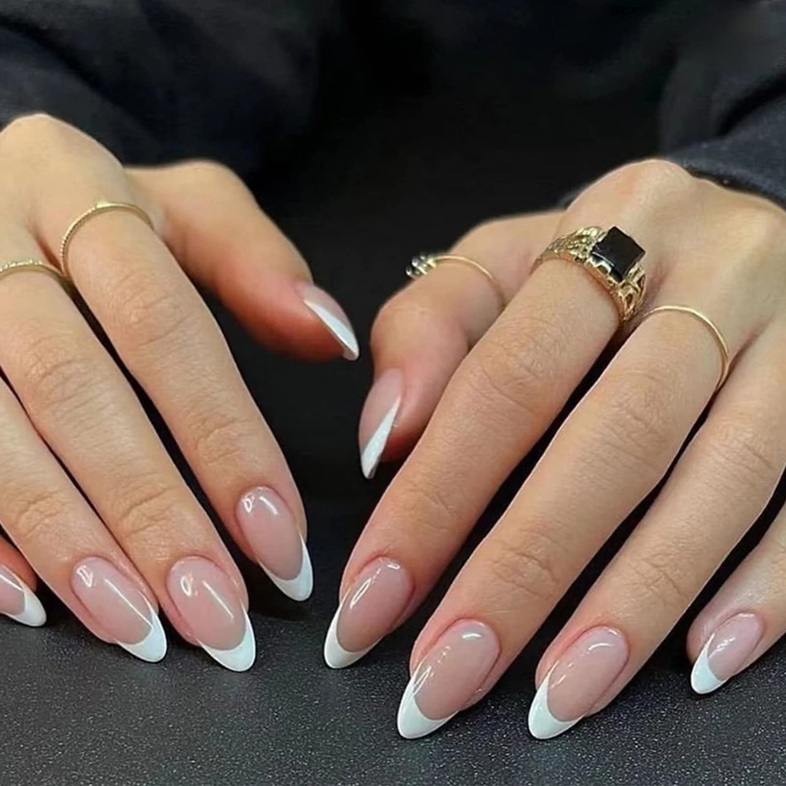 25+ Almond French Tip Nails: A Classic Twist on a Timeless Design