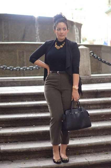 40+ Stunning Office Outfits for Curvy Women