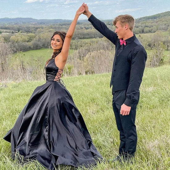 The Ultimate Guide to 35 Stunning Black Prom Dresses for Couples