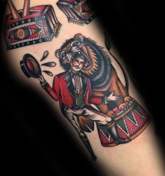 Vintage 53+ Circus Tattoo Designs for a Classic Look