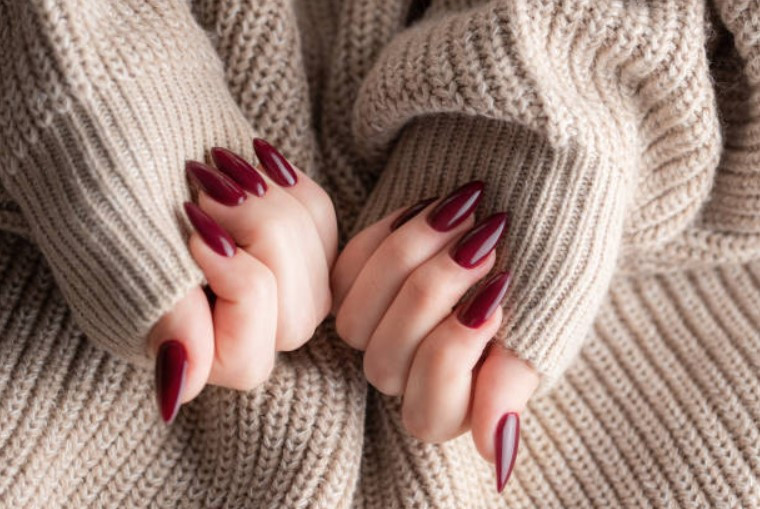 Best Dark Cherry Nails Inspo for a Baddie Look