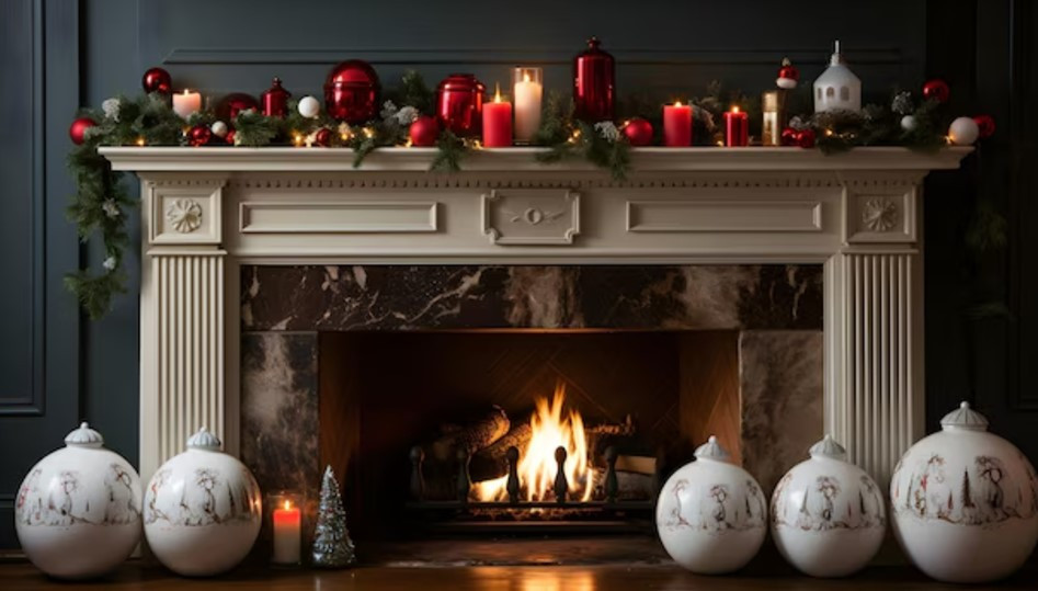 Cozy & Chic: Fireplace Christmas Decor to Spark Holiday Cheer