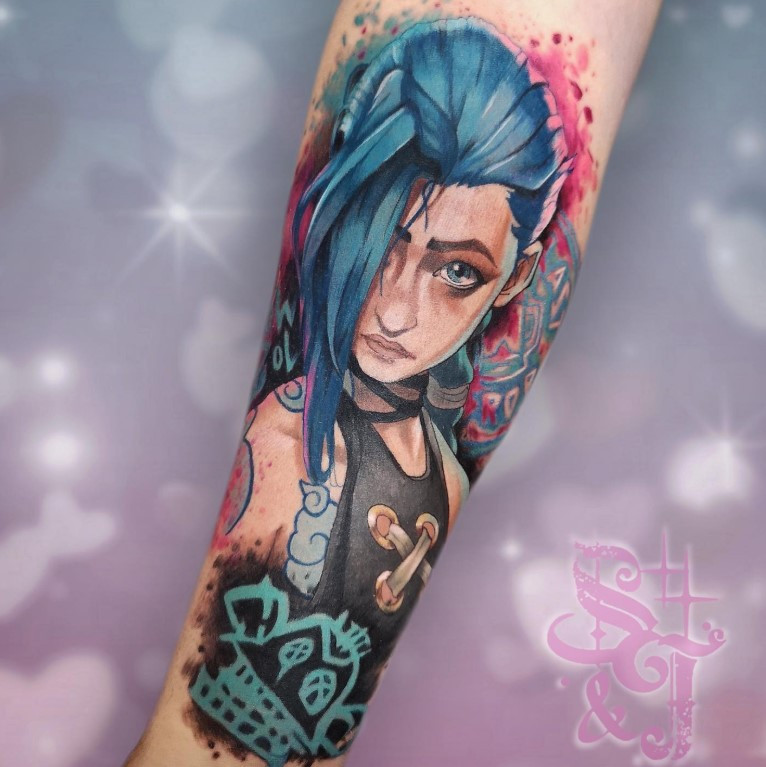 12 Stunning Jinx Tattoos Every League of Legends Fan Must See