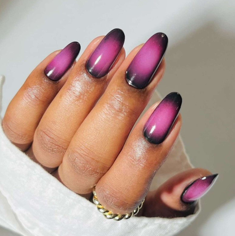 Glow in Love: 52+ Stunning Magenta Aura Nails Ideas for a Bold Valentine’s Look