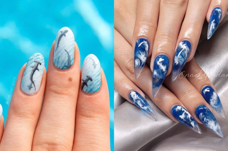 50+ Stunning Ocean Nails Inspo for Every Season