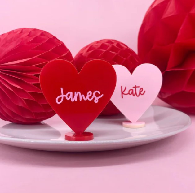 56+ Charming Valentine’s Place Cards Decor Ideas for a Romantic Table