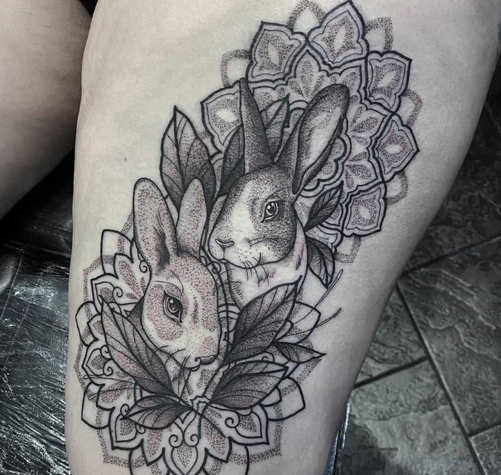 53+ Adorable & Creative Easter Bunny Tattoo Ideas to Inspire Your Next Ink