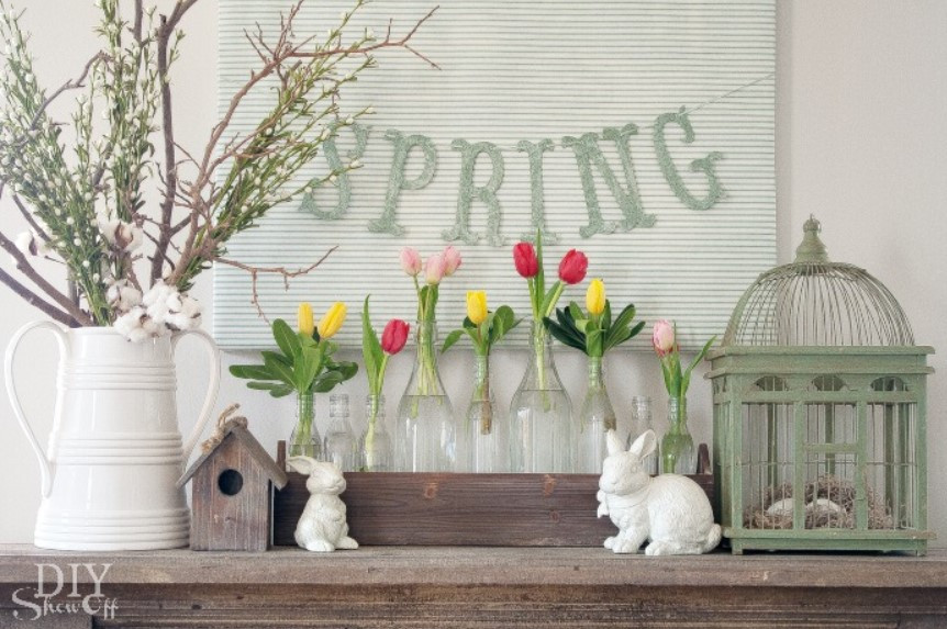 Top 51+ Spring Fireplace Mantle Decor Ideas for Charm