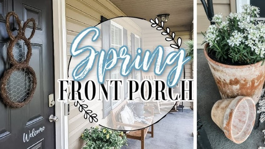 51+ Beautiful Spring Front Porch Ideas to Inspire