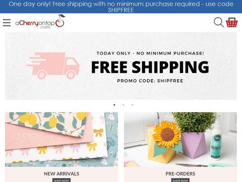 A Cherry On Top Crafts Coupons and Promo Code