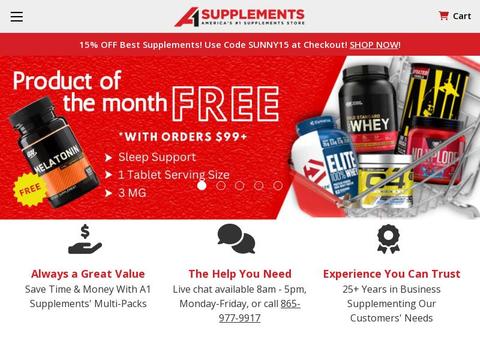 A1Supplements Coupons and Promo Code