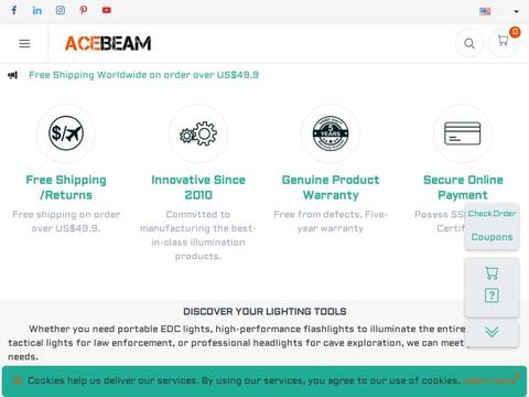 Acebeam Coupons and Promo Code