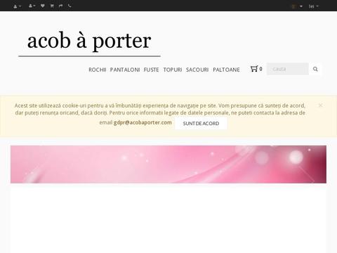 Acob A Porter Coupons and Promo Code