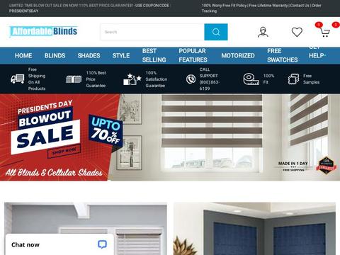 AffordableBlinds.com Coupons and Promo Code