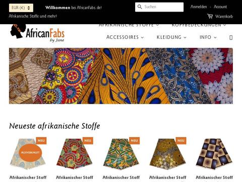 AfricanFabs DE Coupons and Promo Code