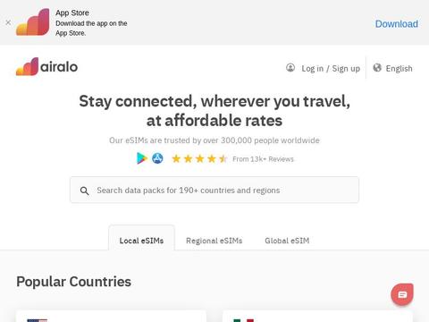 Airalo Coupons and Promo Code