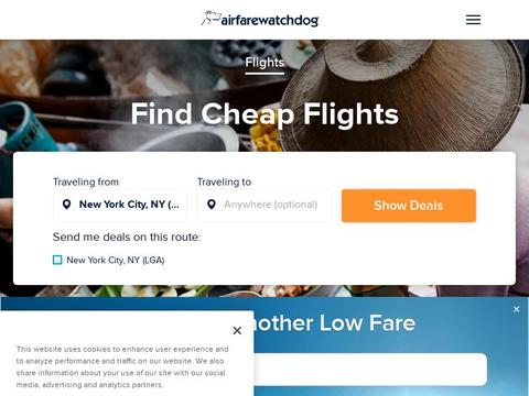 Airfarewatchdog Coupons and Promo Code