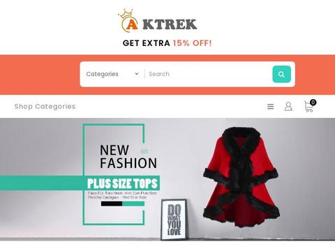 Aktrek.com Coupons and Promo Code