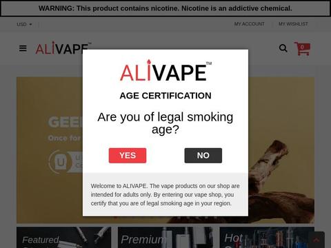 ALIVAPE Coupons and Promo Code