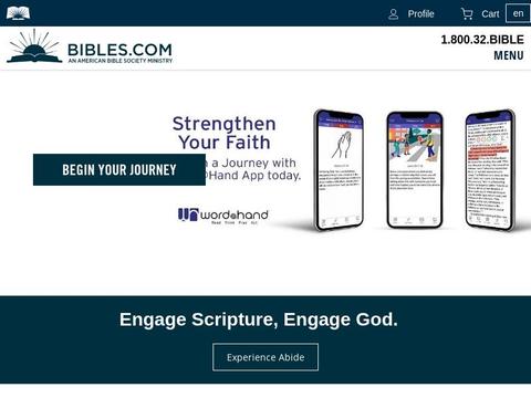 American Bible Society, Bibles.com Coupons and Promo Code