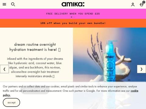 Amika UK Coupons and Promo Code