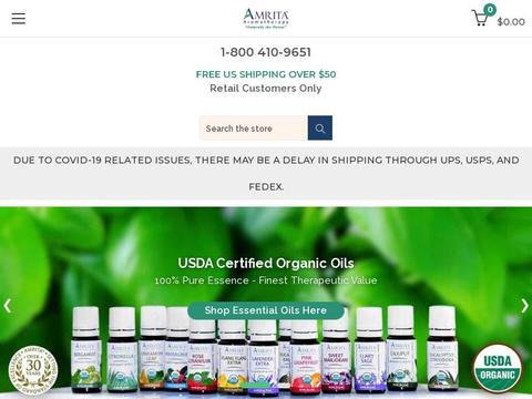 Amrita Aromatherapy, Inc. Coupons and Promo Code