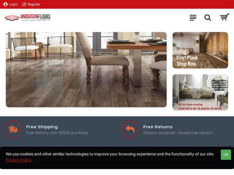 Anderson Floors Coupons and Promo Code