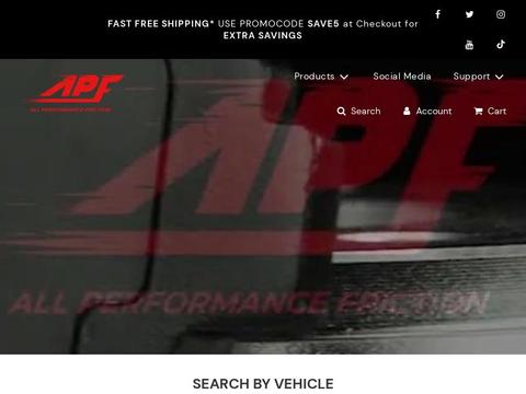 APF All Performance Friction Coupons and Promo Code