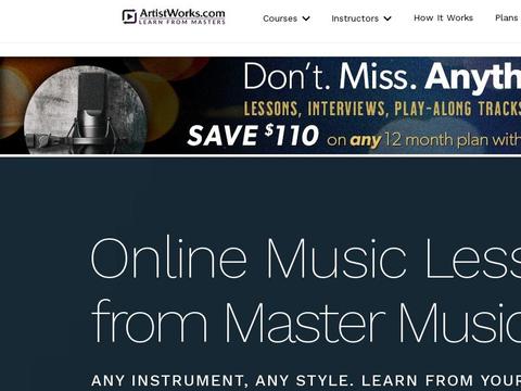 ArtistWorks, Inc Coupons and Promo Code