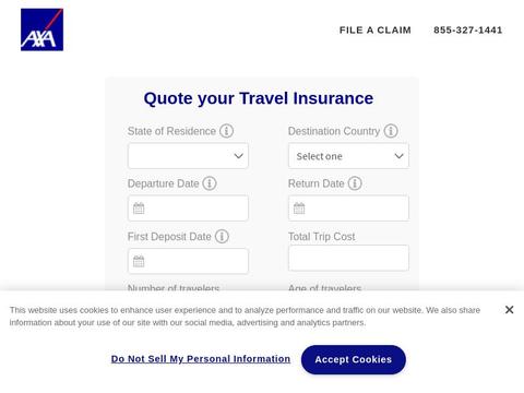 AXA Travel Insurance Coupons and Promo Code