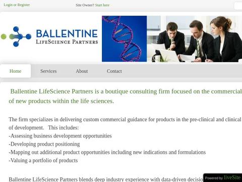 Ballentine Lifescience Partner Coupons and Promo Code