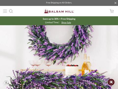 Balsam Hill Coupons and Promo Code