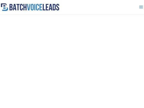 Batchvoiceleads Coupons and Promo Code