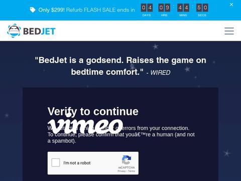 BEDJET: Climate Control for Beds & Mattresses Coupons and Promo Code