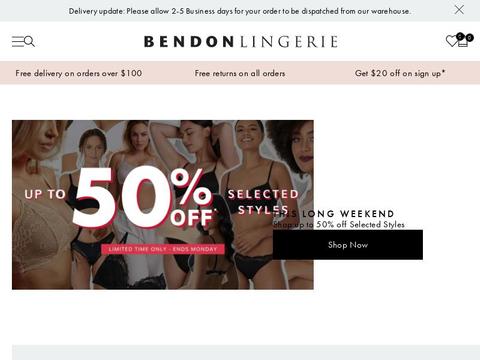 Bendon Lingerie AU Coupons and Promo Code