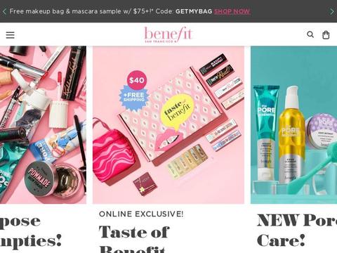 Benefit Cosmetics Coupons and Promo Code