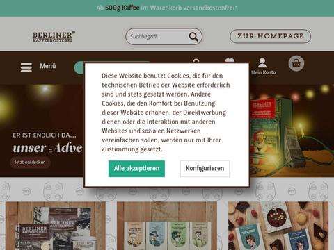 Berliner Kaffeeroesterei DE Coupons and Promo Code