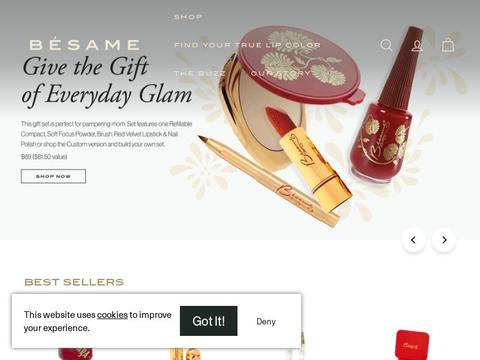 Besame Cosmetics Coupons and Promo Code