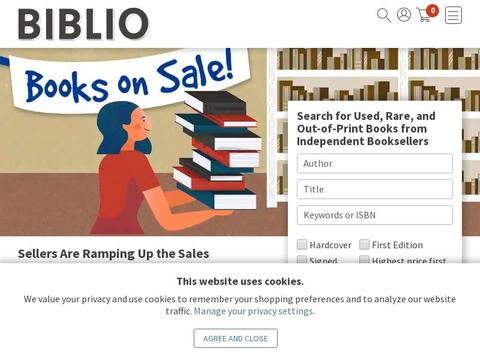 Biblio Coupons and Promo Code