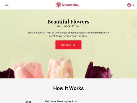 BloomsyBox.com Coupons and Promo Code