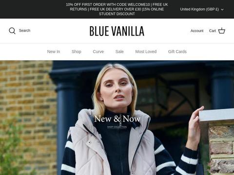 Blue Vanilla Coupons and Promo Code