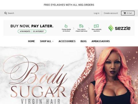 Body Sugar Virgin Hair Coupons and Promo Code