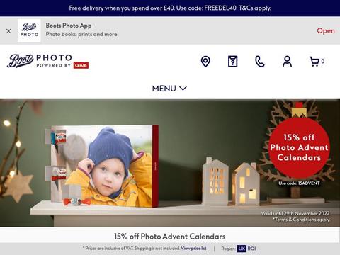 Boots Photo Coupons and Promo Code