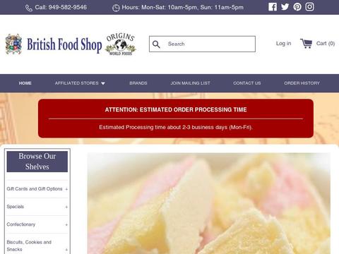 Britishfoodshop.com Coupons and Promo Code