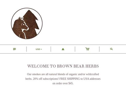 Brown Bear Herbs Coupons and Promo Code