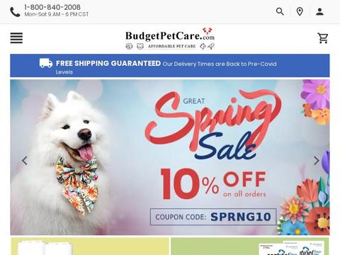 BudgetPetCare.com Coupons and Promo Code