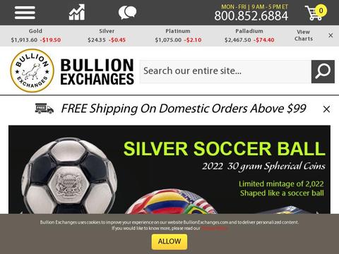 Bullion Exchanges Coupons and Promo Code