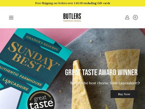 Butlers Farmhouse Cheeses Coupons and Promo Code