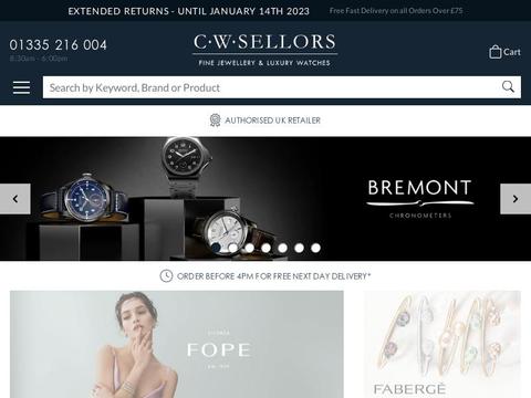 C.W. Sellors Coupons and Promo Code